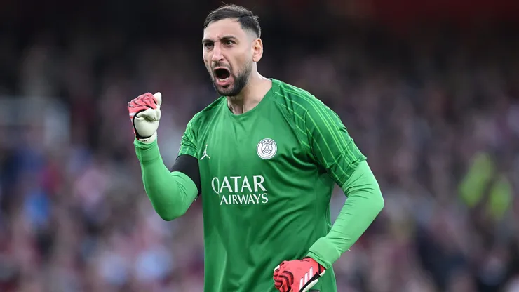 Donnarumma foi o grande destaque da vitória do PSG contra o Arsenal. Foto: Justin Setterfield