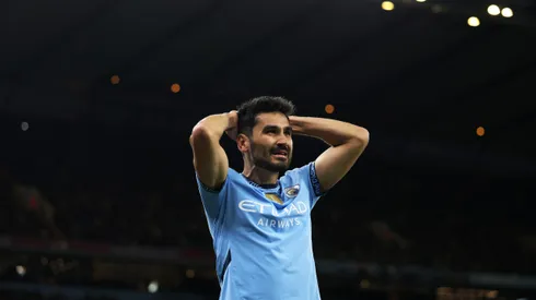 Gündogan em jogo do Manchester City. Foto: Michael Steele/Getty Images