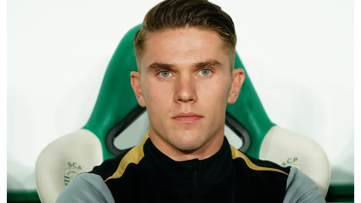 Atacante Gyökeres, alvo do Manchester United (Photo by Gualter Fatia/Getty Images)