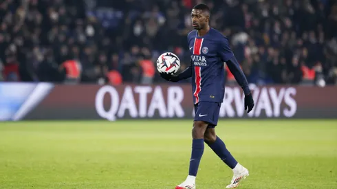 Dembélé em ação pelo PSG. Foto: Catherine Steenkeste/Getty Images for Qatar Airways