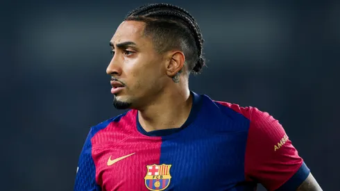 Raphinha é peça fundamental no elenco do Barcelona (Photo by Judit Cartiel/Getty Images)