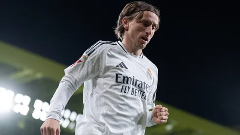 Luka Modrić em jogo do Real Madrid. Jogador foi anunciado no Milan. Foto: Aitor Alcalde