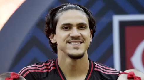 Pedro, atacante do Flamengo. Foto: Alexandre Loureiro/AGIF