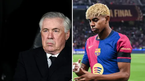 CBF busca ajuda de Yamal por Ancelotti. Fotos: Angel Martinez e David Ramos/Getty Imagens