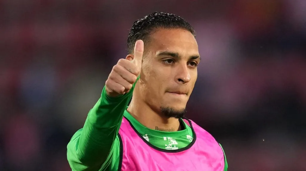 Antony, jogador do Real Betis. (Photo by Alex Caparros/Getty Images)