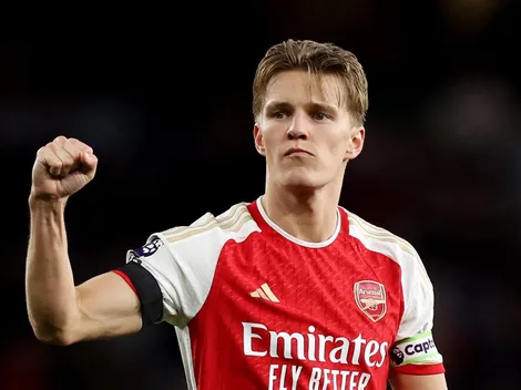 Odegaard dá receita para o Arsenal eliminar o PSG