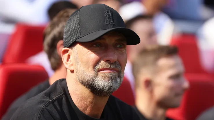 Jürgen Klopp durante partida pelo Liverpool