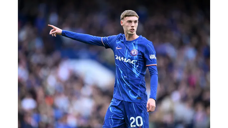 Cole Palmer em jogo do Chelsea. Foto: Justin Setterfield/Getty Images