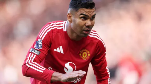 Casemiro, jogador do Manchester United (Photo by Michael Steele/Getty Images)