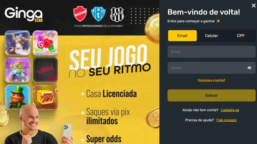 Código promocional GingaBet