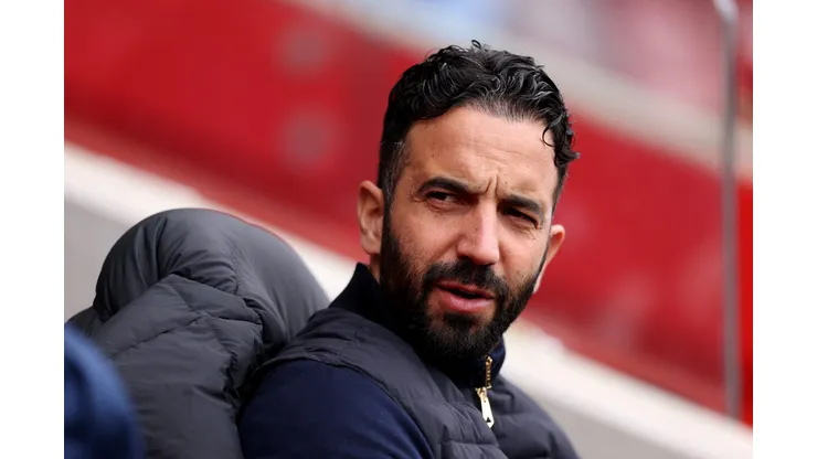 Ruben Amorim, técnico do Manchester United. Foto: Alex Pantling/Getty Images