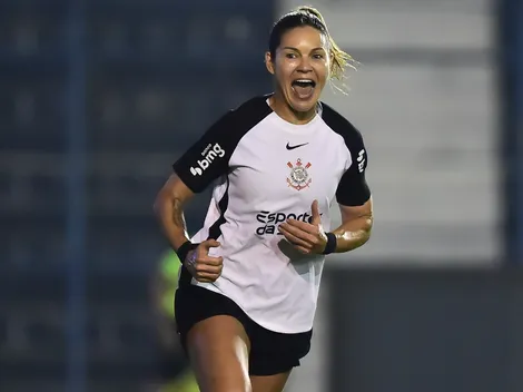 Gabi Zanotti, atacante do Corinthians, fala sobre suas atuações no Brasileirão Feminino