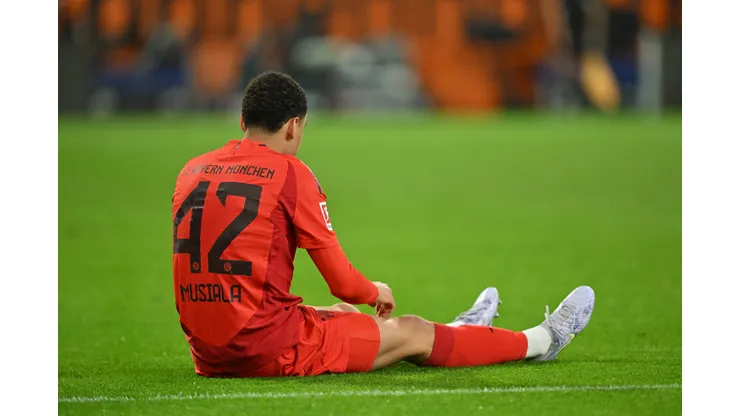Musiala é peça fundamental no elenco do Bayern de Munique (Photo by Sebastian Widmann/Getty Images)