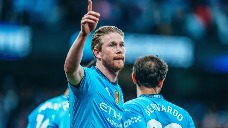 De Bruyne está fazendo suas últimas partidas pelo City