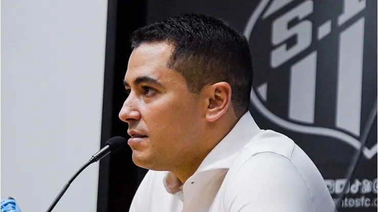 Pedro Martins pode sofrer queda no Santos. Foto: Leandro Reis/Santos FC