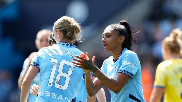 Kerolin, do Manchester City (Photo by Matt McNulty/Getty Images)