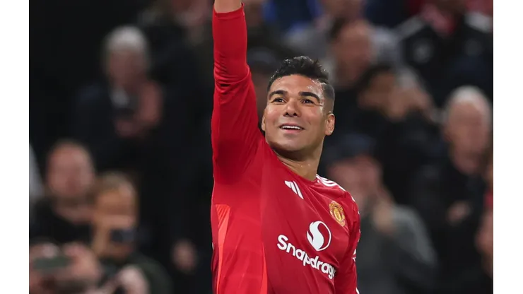Casemiro e Antony, do Manchester United, voltarão à Seleção Brasileira com Ancelotti, diz portal. (Photo by Michael Steele/Getty Images)