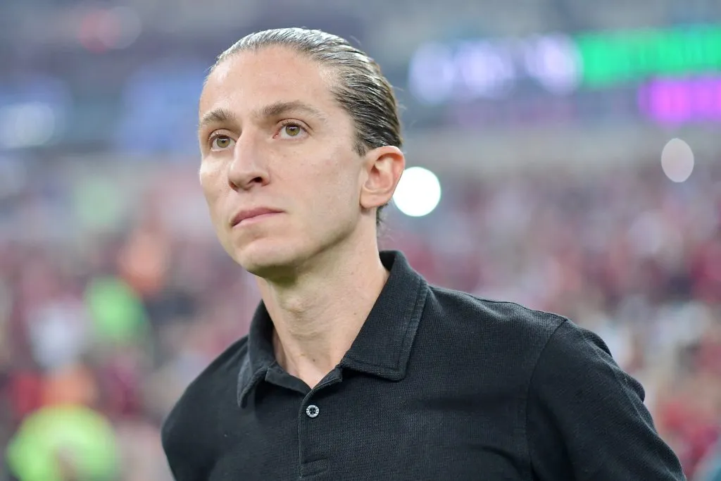 Filipe Luís técnico do Flamengo durante partida contra o Bahia no estádio Maracanã pelo campeonato Brasileiro A 2025. Foto Thiago RibeiroAGIF