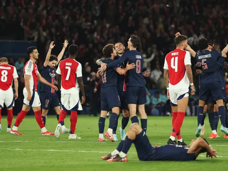 Tottenham provoca Arsenal com faixa para o PSG; gesto é censurado