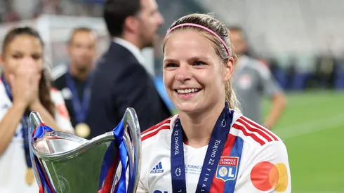 Eugenie Le Sommer, do Lyon (Photo by Maja Hitij/Getty Images)