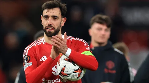 Al-Ahli decide pagar a multa rescisória para tirar Bruno Fernandes do Manchester United (Photo by Carl Recine/Getty Images)