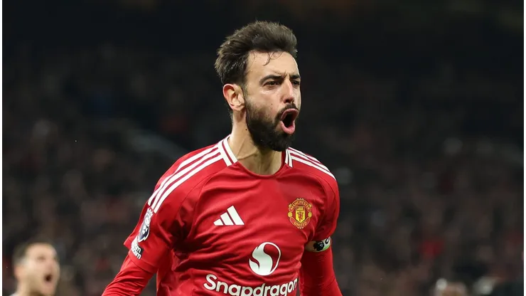 Bruno Fernandes, do United, cobra empenho dos companheiros.