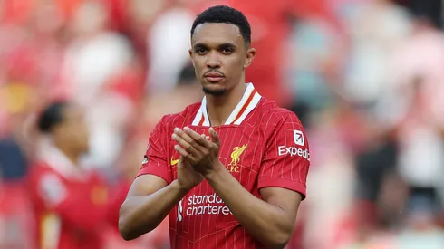 Trent Alexander-Arnold em jogo do Liverpool