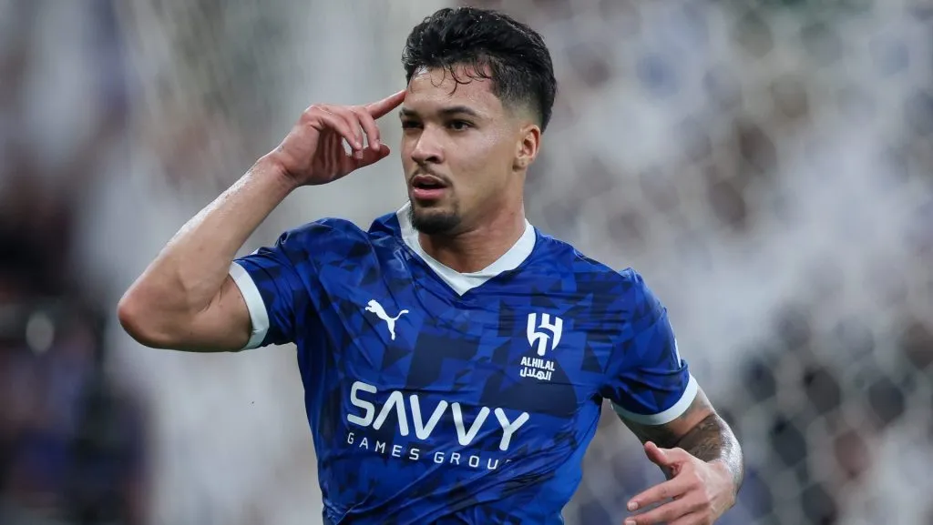 Marcos Leonardo em campo com o Al-Hilal (Yasser Bakhsh/Getty Images)