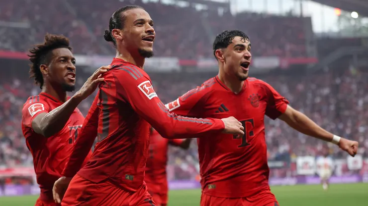 Leroy Sané, Kingsley Coman e Pavlovic em partida
