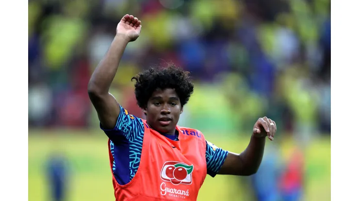 Lesão de Endrick preocupa a Seleção às vésperas da Data-FIFA. (Foto de Wagner MeierGetty Images)