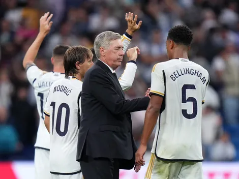 Bellingham está fora da despedida de Ancelotti no Real Madrid