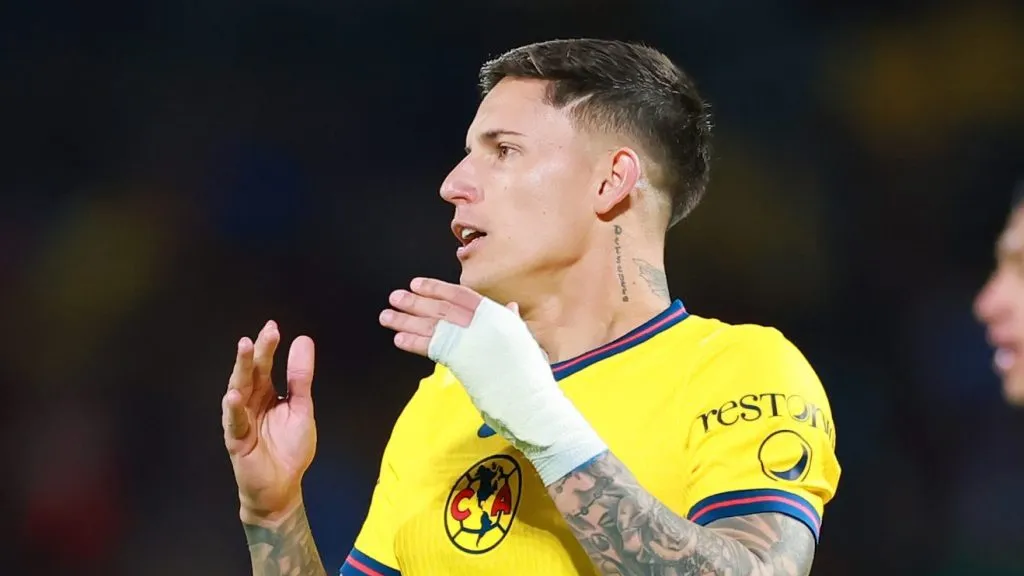 Brian em ação pelo América do México. (Photo by Hector Vivas/Getty Images)