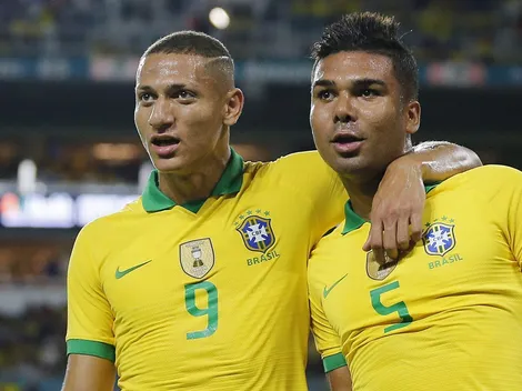 Richarlison e Casemiro figuram na lista de pré-convocados da Seleção Brasileira