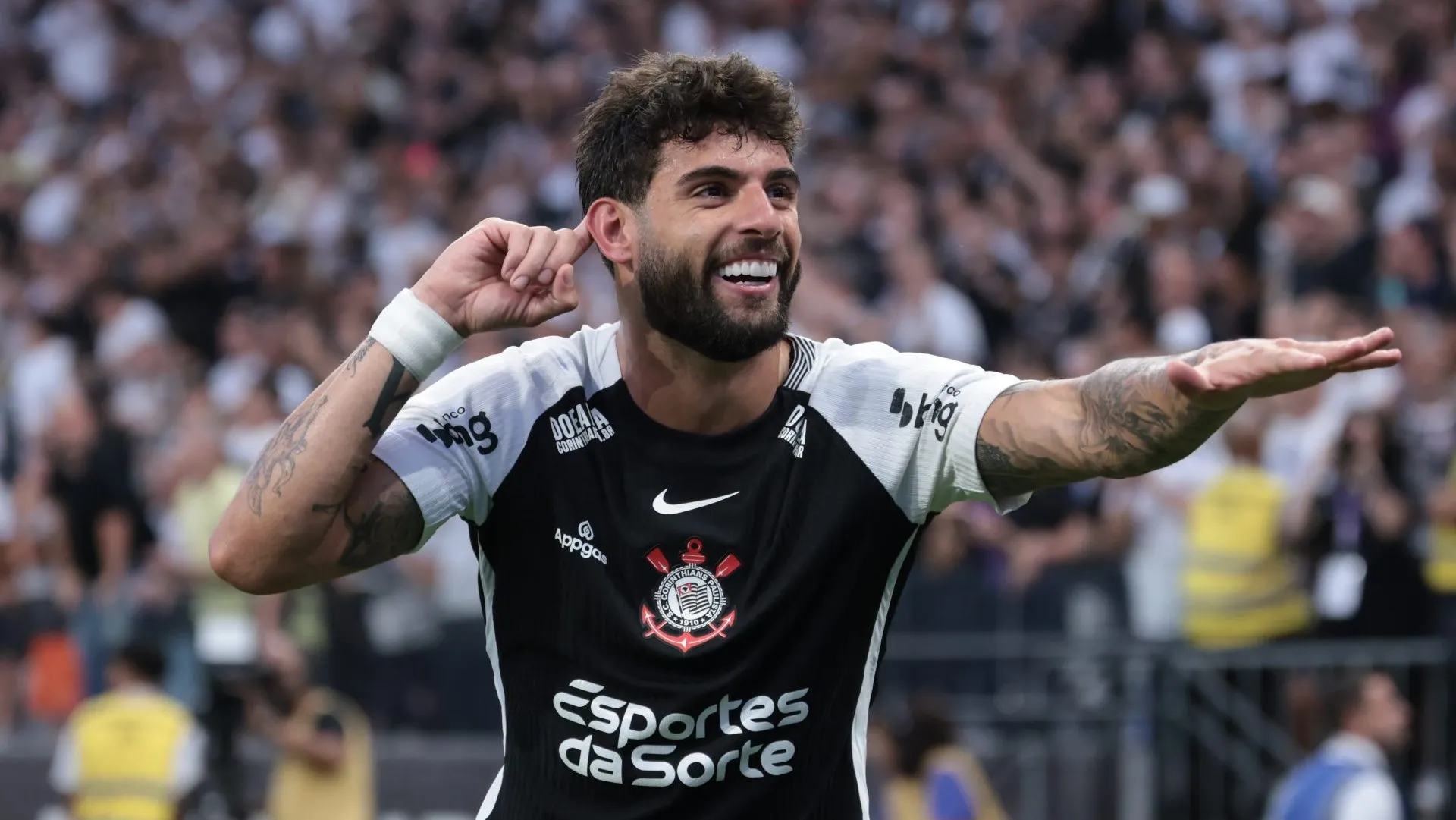 Yuri Alberto, atacante do Corinthians. Foto: Marcello Zambrana/AGIF