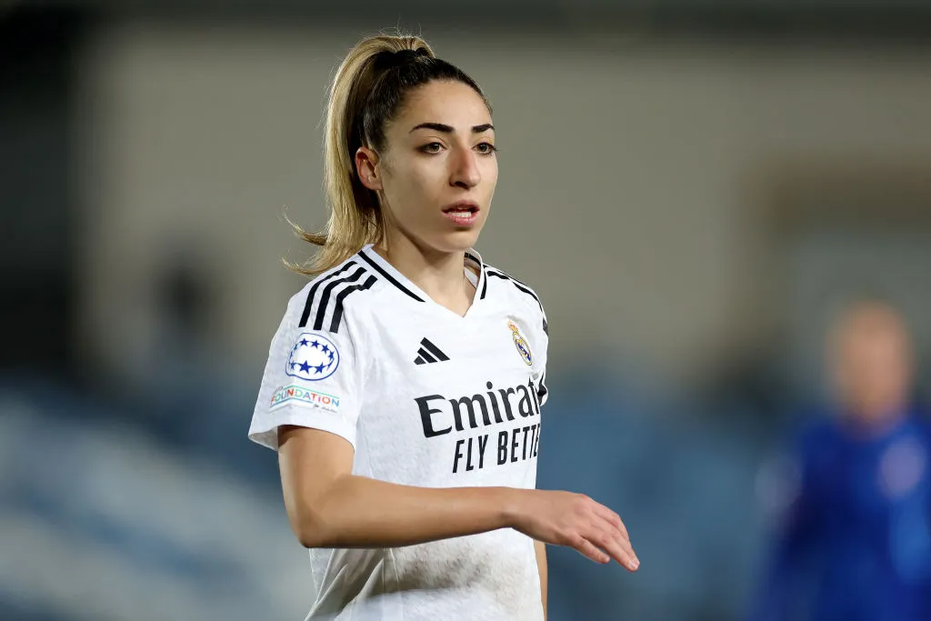 Olga Carmona em partida pelo Real Madrid (Photo by Florencia Tan Jun/Getty Images)