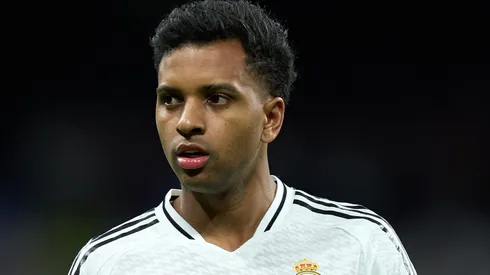 O meia Casemiro destacou o talento de Rodrygo, que pode estar de saída do Real Madrid rumo à Premier League. (Photo by Angel Martinez/Getty Images)