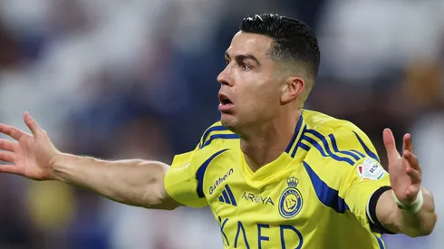Marcelo Gallardo tentou viabilizar a contratação de Cristiano Ronaldo para o Mundial de Clubes de 2025, mas o atleta português descartou a possibilidade, reafirmando seu compromisso com o Al-Nassr. Foto: Yasser Bakhsh/Getty Images
