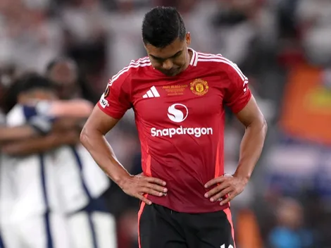 Casemiro perde a sua primeira final continental na carreira após vice do Manchester United