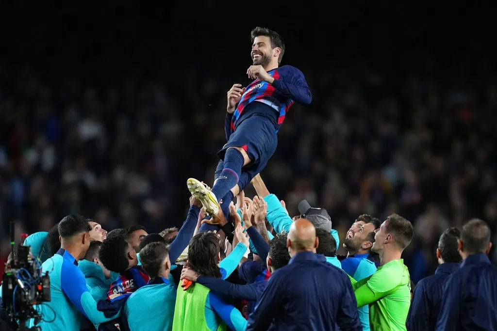 Piqué em tempos de Barcelona. (Photo by Alex Caparros/Getty Images)