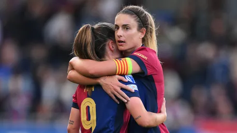 Claudia Pina e Alexia Putellas juntas pelo Barcelona