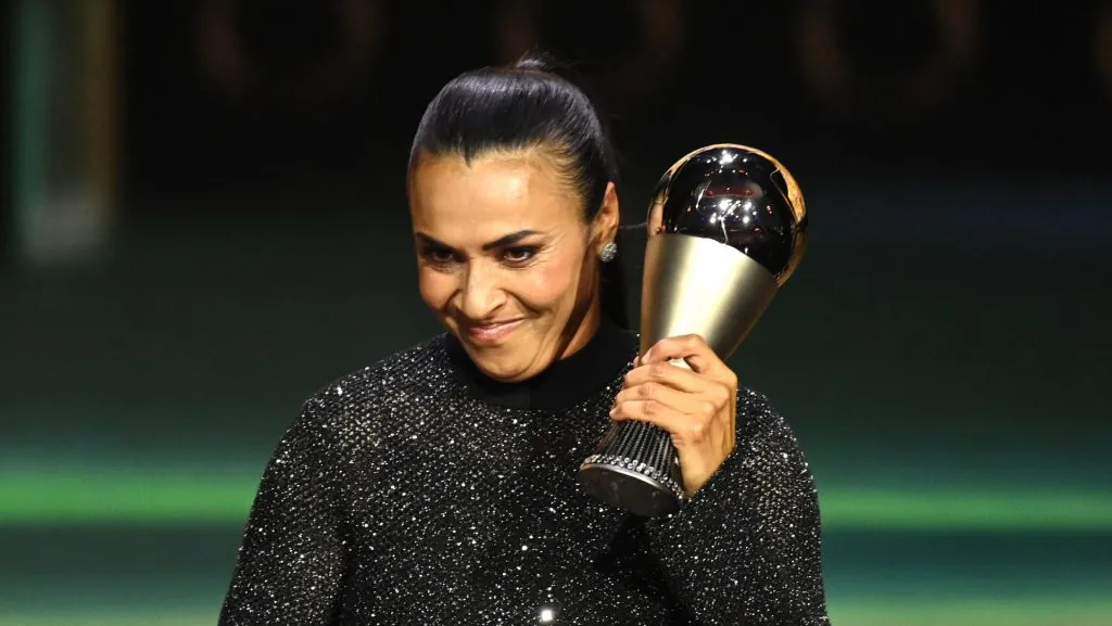 Marta. jogadora da Seleção Brasileira e Orlando Pride