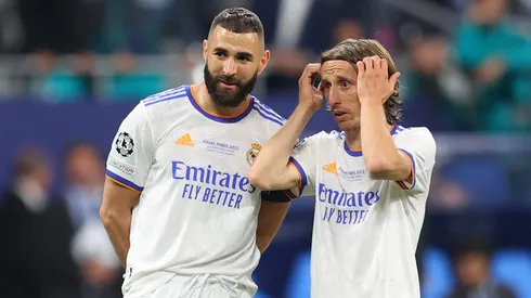 Sergio Ramos faz convite e Benzema e Modric podem disputar o Super Mundial pelo Monterrey. (Photo by Catherine Ivill/Getty Images)