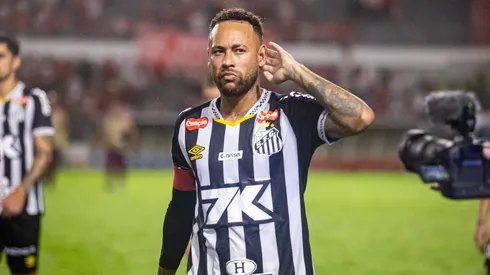 Neymar após partida do Santos pela Copa do Brasil