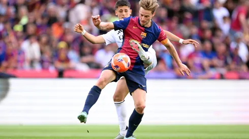 De Jong em ação pelo Barcelona. Foto de David Ramos/Getty Images
