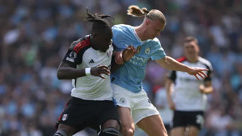 Haaland, do Manchester City, marcado por Calvin Bassey, do Fulham