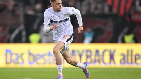 O Liverpool intensifica conversas com o Bayer Leverkusen para a contratação de Florian Wirtz, de 22 anos, que foi peça-chave no título da Bundesliga. (Foto de Stuart Franklin/Getty Images)