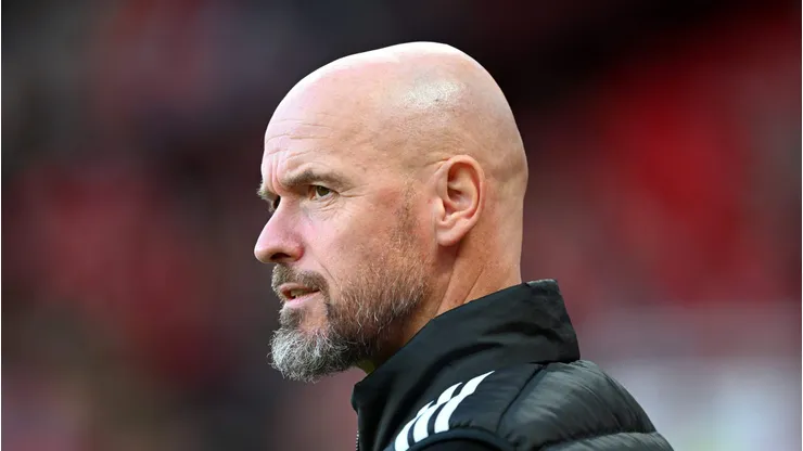 Erik Ten Hag é anunciado. Foto: Michael Regan/Getty Images