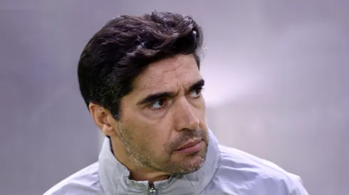 Abel Ferreira durante partida pelo Palmeiras