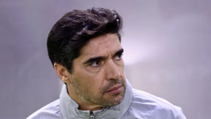 Abel Ferreira durante partida pelo Palmeiras