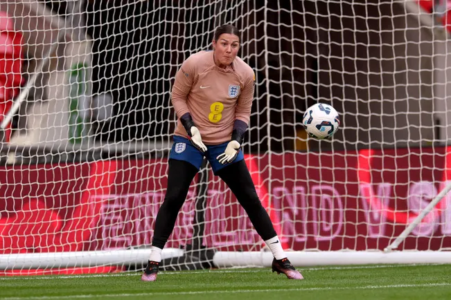 Mary Earps goleira da Seleção da Inglaterra  (Photo by Richard Heathcote/Getty Images)
